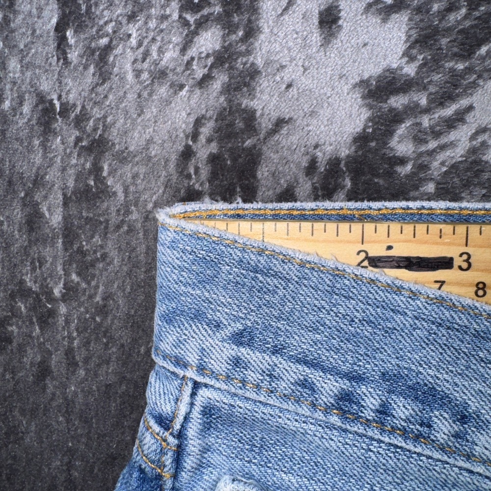 Vintage 2002 Levi's 529 Jeans Mens 34x32 Low Rise Straight Blue Denim Y2K 0502 - Picture 11 of 16